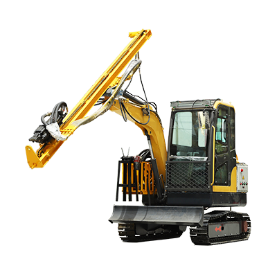 HW100 Excavator modified rock drill